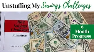 UNSTUFFING MY 2022 SAVINGS CHALLENGES: 6 MONTH PROGRESS | ROCHELLE ADAMSON BUDGETS