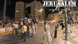 City of Jerusalem at night. August 2025. Holyland walk Israel. #israel #jerusalem #walkingtour