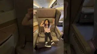 Flying Business Class as a 4-Year-Old