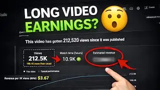 How Much YouTube Pays for Long Videos? | My Top 5 Highest Earning Videos (Real Analytics)