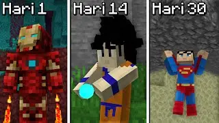Minecraft Tapi Setiap Hari Yang Berbeda Aku Jadi Berbagai Macam Super Hero ..