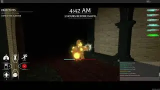 ROBLOX | Before the dawn redux: Guardian And cold flame murderer gameplay
