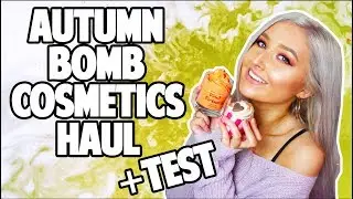 AUTUMN BOMB COSMETICS HAUL & TESTING BATH BOMBS