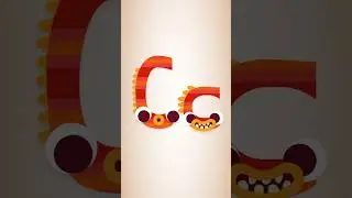 Endless music activity notes but if they were letters  #endlessalphabet #fanmades #art