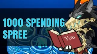 1000 Mammoth Coins SPENDING SPREE (I GOT FENRIR MORDEX!)
