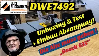 Meine neue Tischkreissäge DWE7492 von DeWalt ist da. Warum diese Säge, erkläre ich Euch im Video !