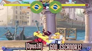 Street Fighter Alpha 2 (FT10) - (Opus16) (BR) vs GOD_ESCANOR12 (BR)