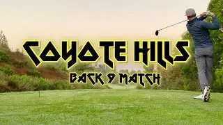 Playing the back 9 at Coyote Hills Golf Course