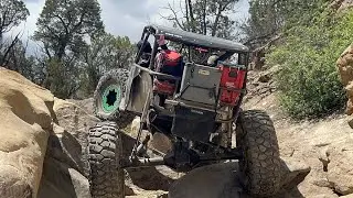 Chasing Buggy in Land Cruiser