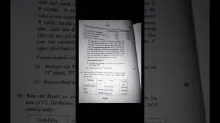 CA Foundation Accounting Question Paper Jan 2026 | ICAI #account #accounts #foundation #may