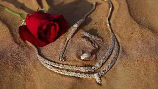 Jewelry Commercial Promo Video In Dubai Desert. Part 1