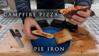 CAMPFIRE PIZZA POCKETS // MY FIRST TIME USING A PIE IRON SANDWICH PRESS