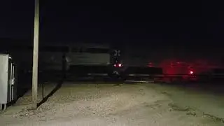 Eastbound TOFC intermodal train at Hastings, Iowa