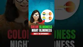 Color Blindness vs Night Blindness NEET Concept #neetbiology #neet2024