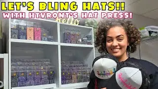 LET'S BLING SOME HATS! | HTVRONT's Hat Press: Can It Do Bling?