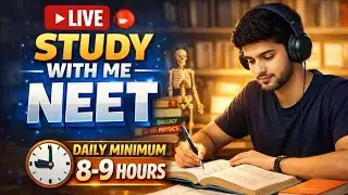 neet live study with me 🎯💯💯