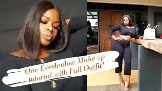 EASY TO ACHIEVE EYE MAKEUP TUTORIAL with full outfit |#huddahcosmetics #maybellinekenya