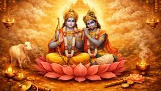 Hare Ram Hare Krishna Chant | Slow Peaceful Mantra | Devotional Meditation Music
