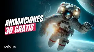 🟢 Convierte imágenes en animaciones 3D con Inteligencia Artificial 𝙂𝙍𝘼𝙏𝙄𝙎! | LeiaxPix