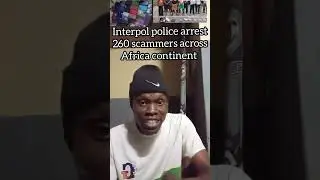 Interpol police arrest 260 scammers accross Africa. #breakingnews #usa #police #short #fyp #news