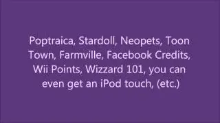 Free Itunes, Club Penguin, and Moshi Monster Gift Cards