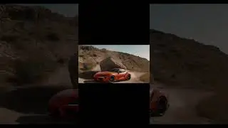 Shouldn't have parked there! Toyota Supra destroyed by boulder #car  #cardestruction #destruction