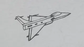 How to draw Fighter jet 