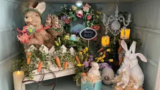 Приходите и посмотрите на мой домик для весеннего/пасхального кролика