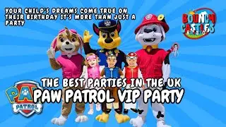 Paw patrol full party package | Bristol bouncy castle hire