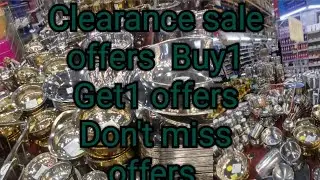 Dmart &Reliance Clearance Sale  Buy1 Get1 Offers #dmartkitchenproducts #dmartkitchenhaul #dmart