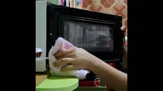 How to clean your Microwave glass ? Watch this .