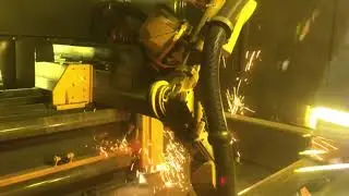 Beam cutting line