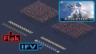 Flak Track vs IFV - Rocketeers - Red Alert 2