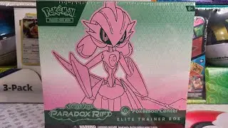 Paradox Rift (Iron Valiant) Pok&eacute;mon Center Elite Trainer Box Opening
