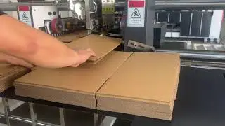 China 2 pieces box stitcher machine I double pieces box stitching machine
