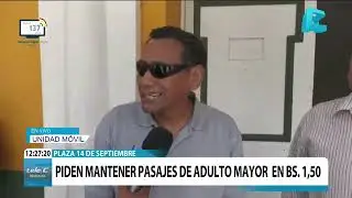 PRESENTAN ACCIÓN POPULAR PARA QUE SE RESPETEN PASAJE ADULTO MAYORES, PIDEN MANTENER PASAJE DE ADULTO