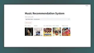 Music recommendation system project using machine learning || Data science || streamlit