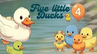 Five Little Ducks 🦆 | Fun Counting Song for Toddlers