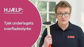 Kontrol af overfladestyrken (hammerslagstest) inden gulvkl&aelig;bning
