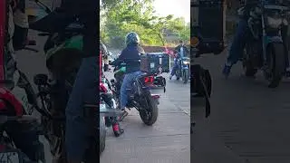 So Cute Girl Rider 🥰 | Short Height Girl Riding Bike Like a Pro! #cutegirlrider #indiabikeweek