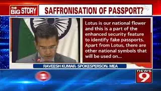Saffronisation of passport?