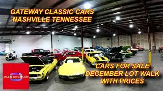 АВТОМОБИЛИ НА ПРОДАЖУ. GATEWAY CLASSIC CARS NASHVILLE LOT WALK С ЦЕНАМИ.