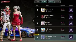 Popularity Battle Rewards PK7 #44 in the Weekly Popularity Ranking #bgmi #gaming #popularitybattle