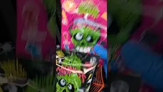 Skull Shock Sour Madness Crush #Halloween Candy #asmrcandy