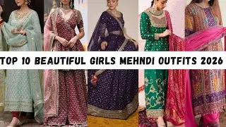 Top 10 Mehndi Outfit Ideas for Girls with Name 2026