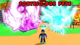 SORTEIO DO 10 PETS SECRETOS CRAFTADOS NO CLICKER SIMULATOR #2