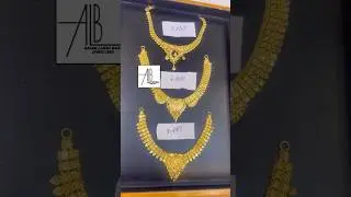 Light weight Gold Necklace  #lightweight #gold #earrings   #kolkata  #wedding #necklace #bridal