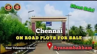 Cmda & Rera Approved Villa Plots Only 2 Units For Sale In Ayanambakkam North Facing . @redhawkcons 