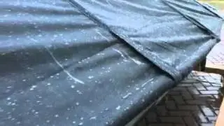 Dekzeil Bootzeil in regen