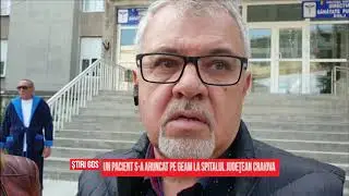 Un pacient s a aruncat pe geam la Spitalul Judeţean Craiova